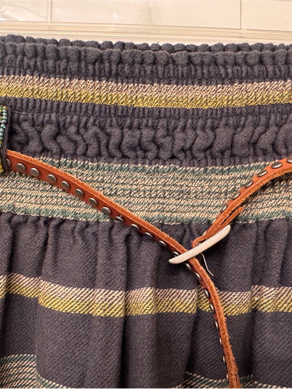 Rare Maison Scotch Belted Beach Skirt | ASO Elena Gilbert TVD Season 4 Episode 3 - Picture 3 of 5